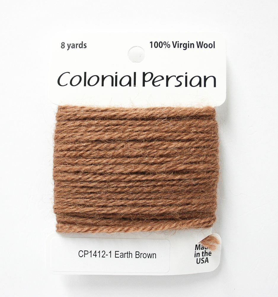 Colonial Needle Co Colonial Persian - 1412 Earth Brown