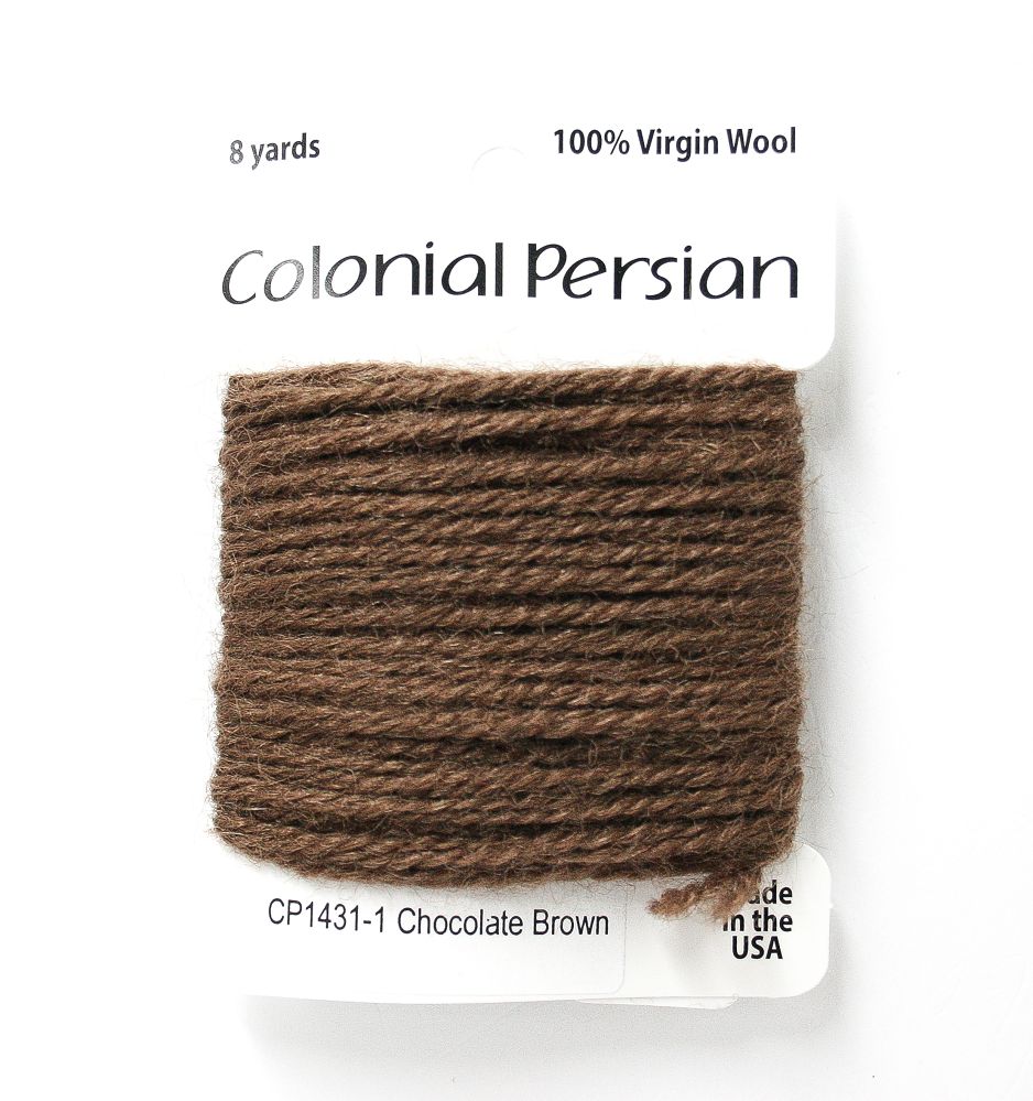 Colonial Needle Co Colonial Persian - 1431 Chocolate Brown