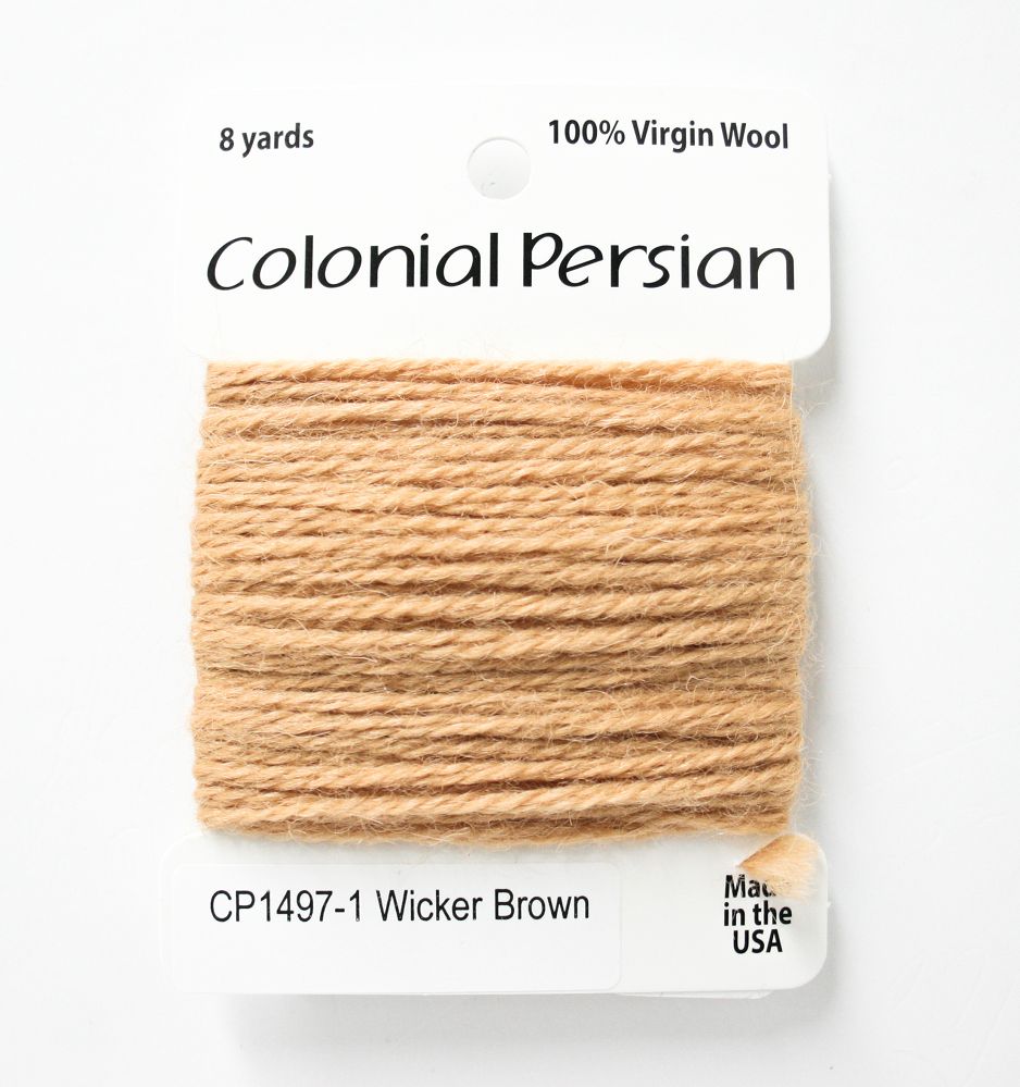 Colonial Needle Co Colonial Persian - 1497 Wicker Brown