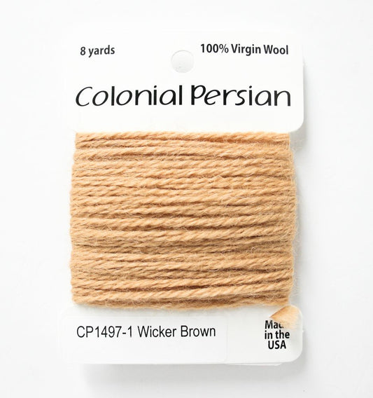 Colonial Needle Co Colonial Persian - 1497 Wicker Brown