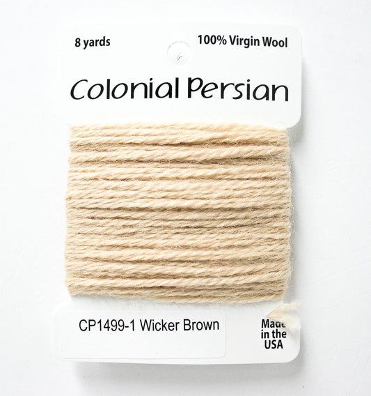 Colonial Needle Co Colonial Persian - 1499 Wicker Brown