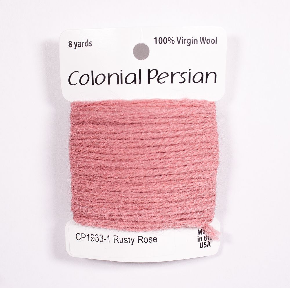 Colonial Needle Co Colonial Persian - 1933 Rusty Rose