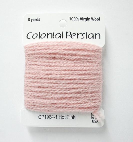 Colonial Needle Co Colonial Persian - 1964 Hot Pink