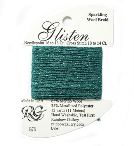 Rainbow Gallery Glisten - 076 Azure Tide