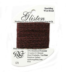 Rainbow Gallery Glisten - 078 Deep Merlot