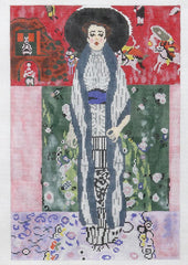 Changing Woman Designs Klimt Portrait of Adele Bloch Bauer II Needlepoint Canvas