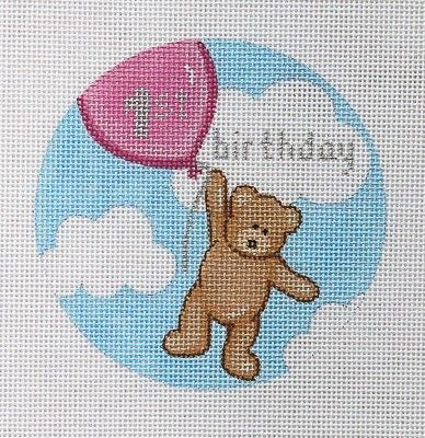Pepperberry Designs Me & You Turqouise Needlepoint Canvas