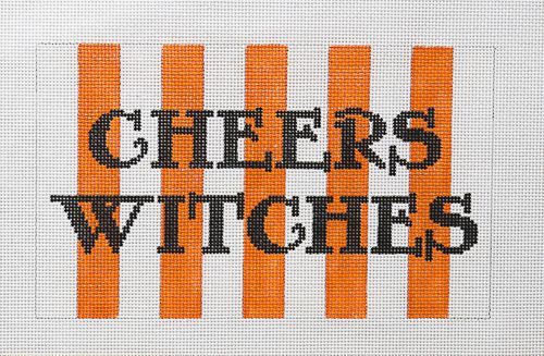 The Meredith Collection Cheers Witches Needlepoint Canvas