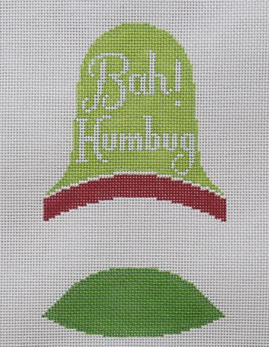 Labors of Love Dimensional Bell Bah Humbug Needlepoint Canvas