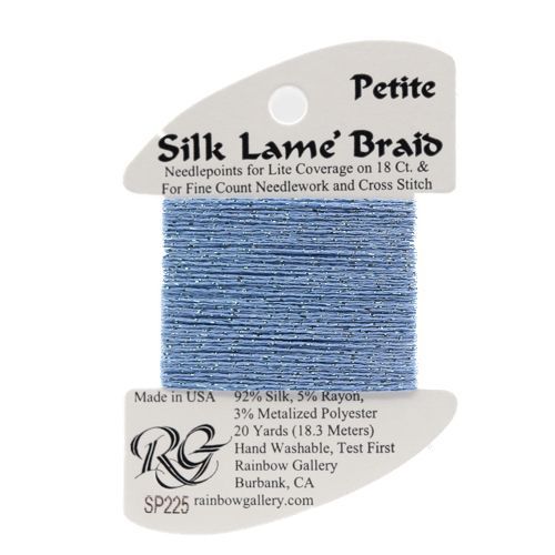 Rainbow Gallery Silk Lame Braid Petite - 225 Forever Blue