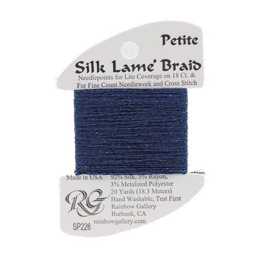 Rainbow Gallery Silk Lame Braid Petite - 226 Starry Night