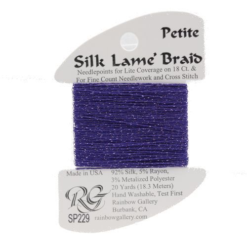 Rainbow Gallery Silk Lame Braid Petite - 229 Plus Purple