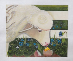 Ewe & Eye Welcome Li'l One Needlepoint Canvas