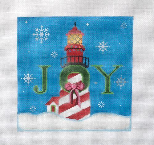 Pepperberry Designs Joy Lighthouse Needlepoint Canvas