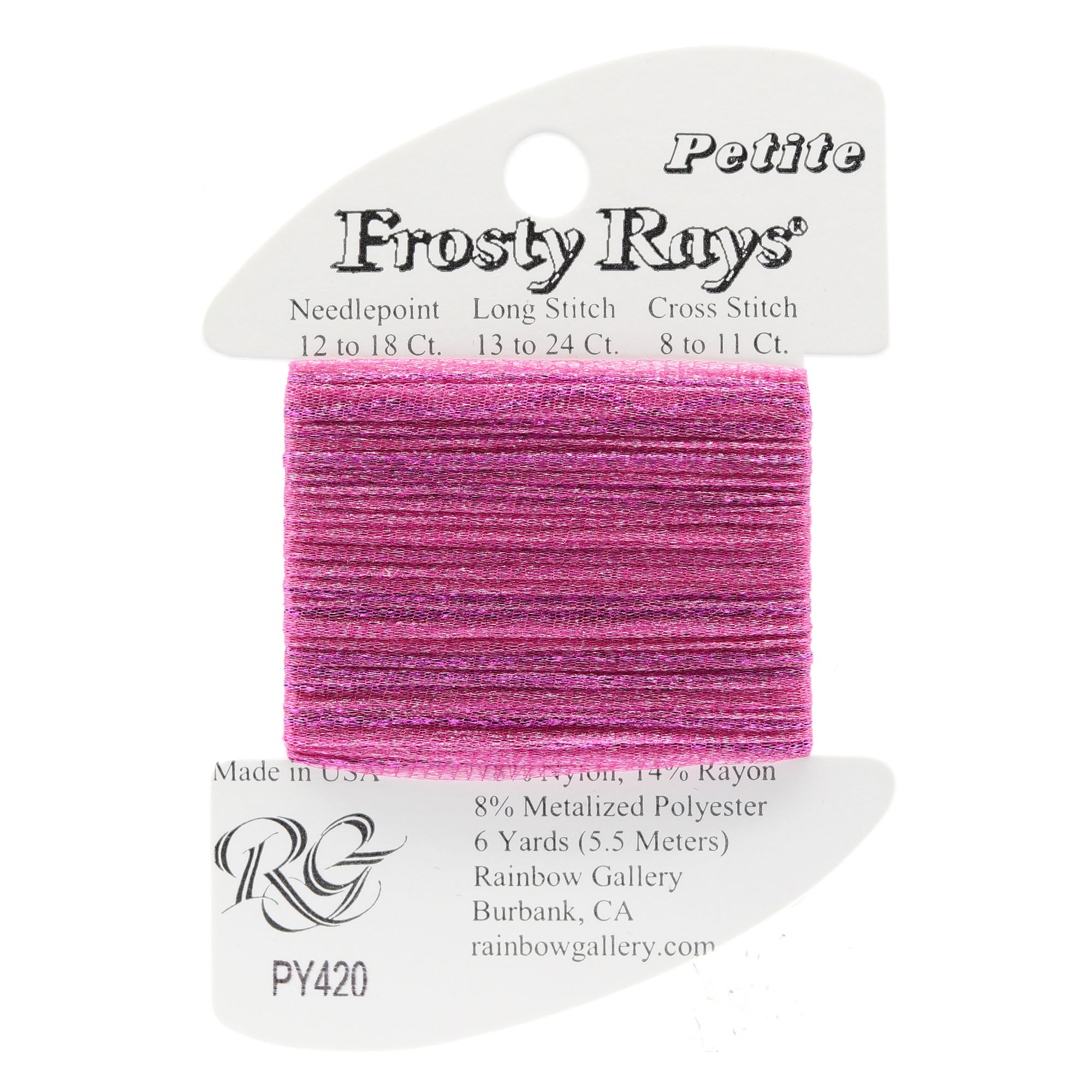 Rainbow Gallery Petite Frosty Rays - 420 Razzberry