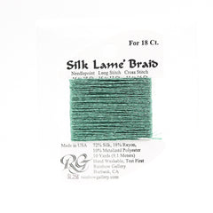 Rainbow Gallery Silk Lame Braid 18 - 256 Desert Sage