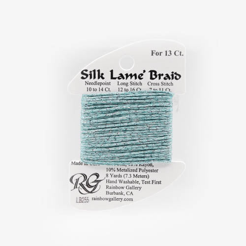 Rainbow Gallery Silk Lame Braid 13 - 255 Seaglass