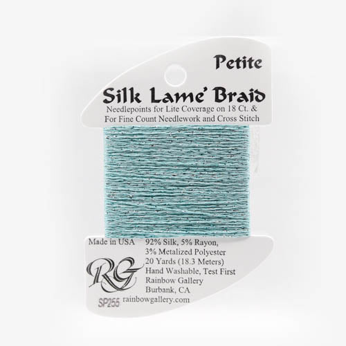 Rainbow Gallery Silk Lame Braid Petite - 255 Seaglass