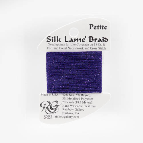 Rainbow Gallery Silk Lame Braid Petite - 257 Boysenberry