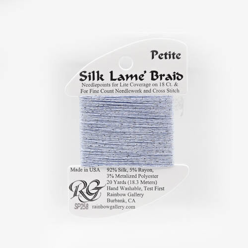 Rainbow Gallery Silk Lame Braid Petite - 258 Gentle Gray