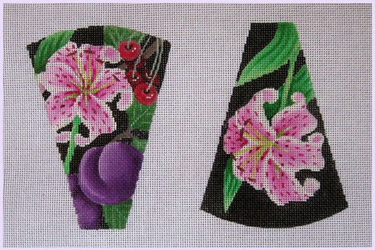 Brenda Stofft Designs Botanical Scissor Case Needlepoint Canvas