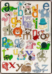 Alice Peterson Co. Animal Alphabet Needlepoint Canvas