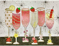 Alice Peterson Co. Champagne Celebration Needlepoint Canvas
