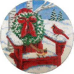 Alice Peterson Co. Cardinals On Adirondack Needlepoint Canvas