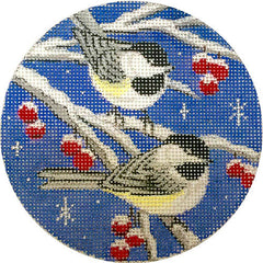 Alice Peterson Co. Birds On Blue Sky Ornament Needlepoint Canvas