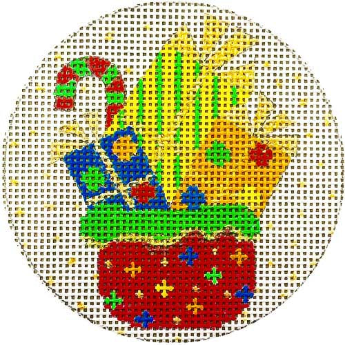 Alice Peterson Co. Christmas Gifts Ornament Needlepoint Canvas
