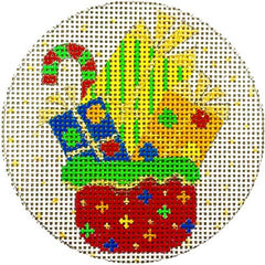 Alice Peterson Co. Christmas Gifts Ornament Needlepoint Canvas