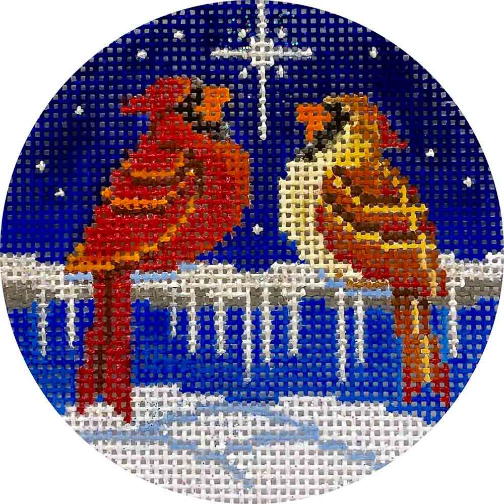 Alice Peterson Co. Cardinals & North Star Needlepoint Canvas