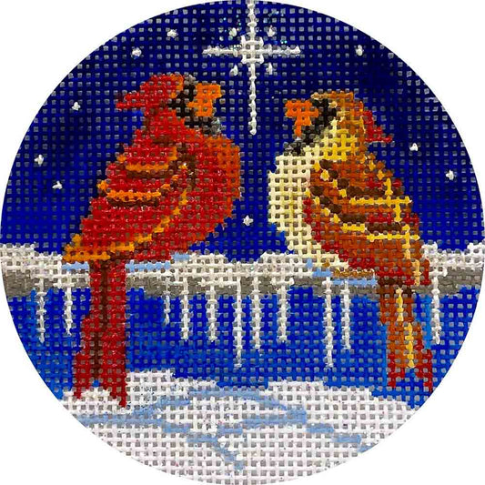 Alice Peterson Co. Cardinals & North Star Needlepoint Canvas