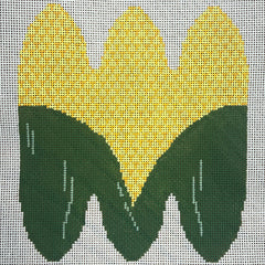 The Gingham Stitchery Krissy Johnson Designs 3D Corn 18 Mesh Needlepoint Canvas