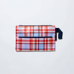 Project Ten Double Zip Project Bag – Tartan