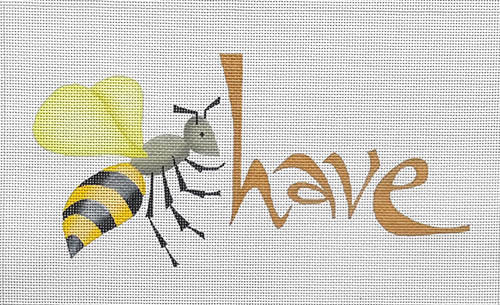 Zecca Bee Have Needlepoint Canvas