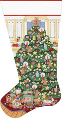 Melissa Shirley Designs Cookie Tree Stocking Needlepoint Canvas