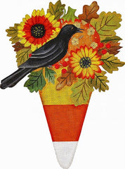 Melissa Shirley Designs Candy Corn Bouquet Needlepoint Canvas
