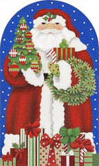 Melissa Shirley Designs Classic Santa Dome Needlepoint Canvas