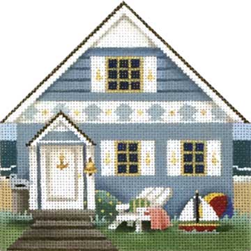 Melissa Shirley Designs Beach House 18m MS Needlepoint Canvas