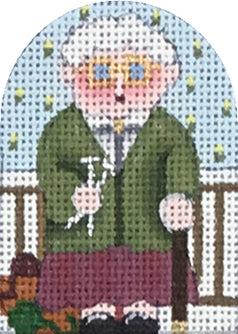 Melissa Shirley Designs Buddy Sackett Thimble 24m MS Needlepoint Canvas