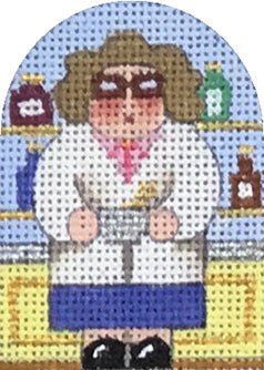 Melissa Shirley Designs Ann Teak Thimble 24m  Needlepoint Canvas