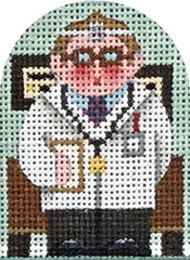 Melissa Shirley Designs Dale E Dosage Thimble 24m MS Needlepoint Canvas