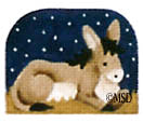 Melissa Shirley Designs Burro 18m MS Needlepoint Canvas