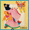 Melissa Shirley Designs Butterfly 5X5 18m MS Needlepoint Canvas