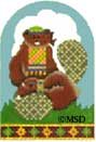 Melissa Shirley Designs Beaver Ark Animal 18m MS Needlepoint Canvas