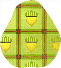 Melissa Shirley Designs Acorn Pear 18m  Needlepoint Canvas
