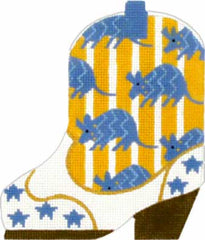 Melissa Shirley Designs Armadillo Boot 18m MS Needlepoint Canvas