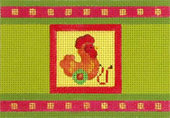 Melissa Shirley Designs Chicken Cracker 18m MS Needlepoint Canvas