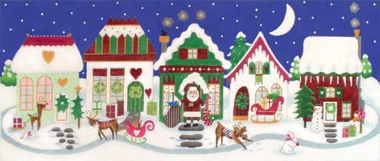 Melissa Shirley Designs Christmas Village 18m MS Needlepoint Canvas